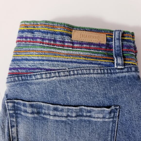 Blank NYC The Varick Kick Flare Rainbow Jeans - Picture 12 of 13